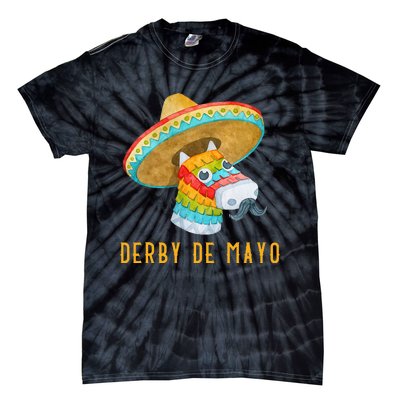 Derby de Mayo Kentucky Horse Race Mexico Pinata Mexican Tie-Dye T-Shirt