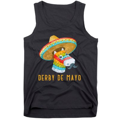 Derby de Mayo Kentucky Horse Race Mexico Pinata Mexican Tank Top