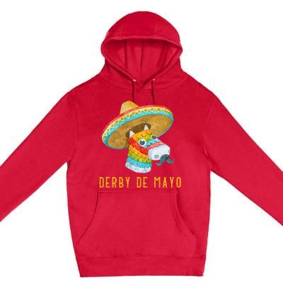 Derby de Mayo Kentucky Horse Race Mexico Pinata Mexican Premium Pullover Hoodie