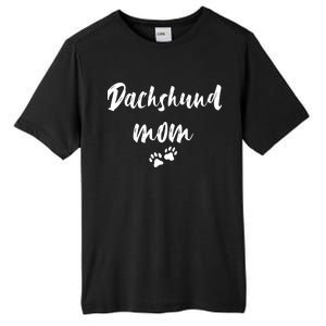 Dachshund Dog Mom Long Sleeve Tall Fusion ChromaSoft Performance T-Shirt