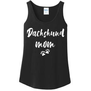 Dachshund Dog Mom Long Sleeve Ladies Essential Tank