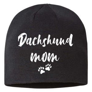 Dachshund Dog Mom Long Sleeve Sustainable Beanie