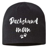 Dachshund Dog Mom Long Sleeve Sustainable Beanie