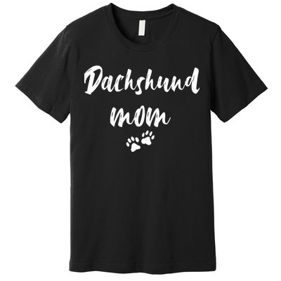 Dachshund Dog Mom Long Sleeve Premium T-Shirt