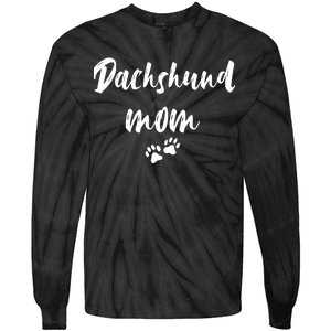 Dachshund Dog Mom Long Sleeve Tie-Dye Long Sleeve Shirt