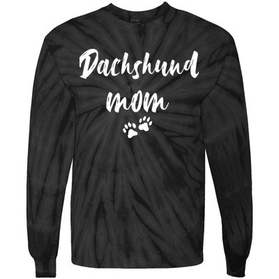 Dachshund Dog Mom Long Sleeve Tie-Dye Long Sleeve Shirt