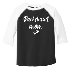 Dachshund Dog Mom Long Sleeve Toddler Fine Jersey T-Shirt