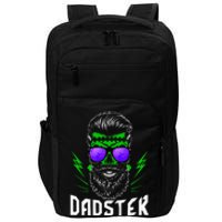 Dadster Dad Monster Halloween Costume Daddy Father Impact Tech Backpack