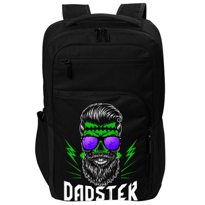 Dadster Dad Monster Halloween Costume Daddy Father Impact Tech Backpack