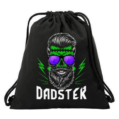 Dadster Dad Monster Halloween Costume Daddy Father Drawstring Bag