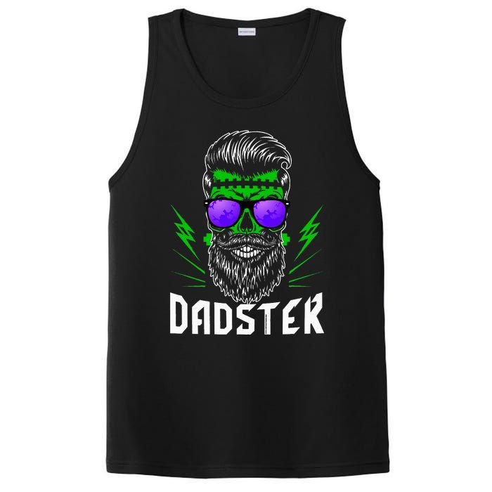 Dadster Dad Monster Halloween Costume Daddy Father PosiCharge Competitor Tank