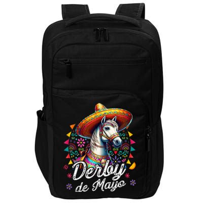 Derby De Mayo Horse Racing Mexican Impact Tech Backpack