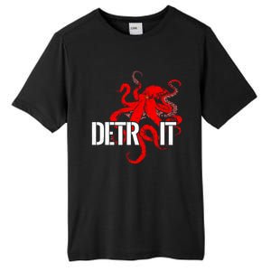 Detroit Downtown Motor City Octopus Kraken Souvenir Hockey Tall Fusion ChromaSoft Performance T-Shirt