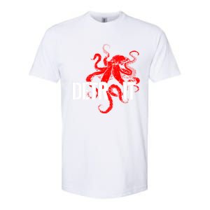 Detroit Downtown Motor City Octopus Kraken Souvenir Hockey Softstyle CVC T-Shirt