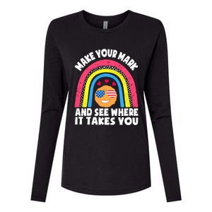 Dot Day Make Your Mark And See Where It Takes You Cute Gift Womens Cotton Relaxed Long Sleeve T-Shirt