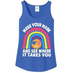 Dot Day Make Your Mark And See Where It Takes You Cute Gift Ladies Essential Tank