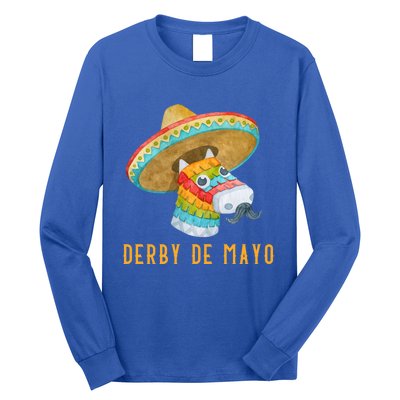 Derby De Mayo Kentucky Horse Race Mexico Pinata Mexican Meaningful Gift Long Sleeve Shirt