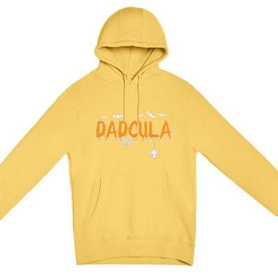 Dadcula Daddy Matching Family Halloween Costume Dad Funny Premium Pullover Hoodie