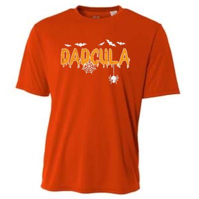 Dadcula Daddy Matching Family Halloween Costume Dad Funny Cooling Performance Crew T-Shirt