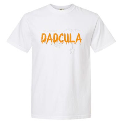 Dadcula Daddy Matching Family Halloween Costume Dad Funny Garment-Dyed Heavyweight T-Shirt