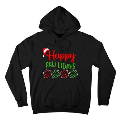 Dog Dad Mom Happy Pawlidays Merry Christmas Holidays Hoodie