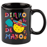 Dinko De Mayo Funny Cinco De Mayo Funny Pickleball 11oz C Handle Ceramic Mug