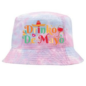 Drinko De Mayo Typography T Tie-Dyed Bucket Hat