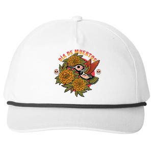 Dia De Muertos Hummingbird Snapback Five-Panel Rope Hat