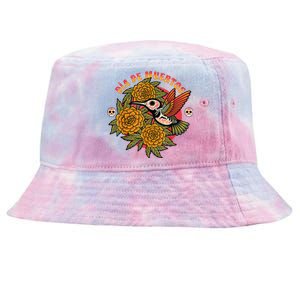 Dia De Muertos Hummingbird Tie-Dyed Bucket Hat