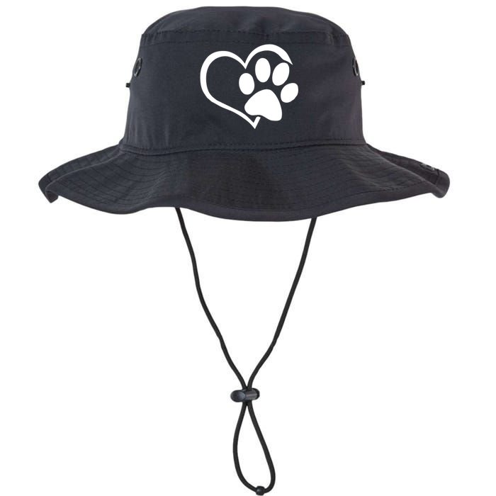 Dog Dad Mom Puppy Love Dogs Paw Print Heart Legacy Cool Fit Booney Bucket Hat