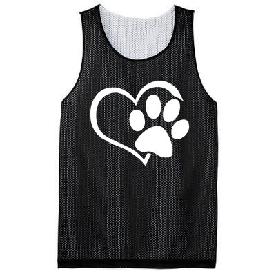 Dog Dad Mom Puppy Love Dogs Paw Print Heart Mesh Reversible Basketball Jersey Tank