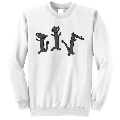 Dancing Dragon Meme Sweatshirt