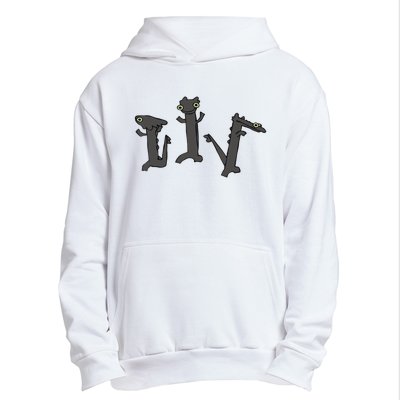 Dancing Dragon Meme Urban Pullover Hoodie