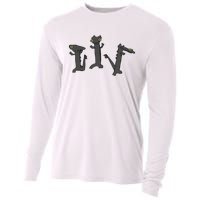 Dancing Dragon Meme Cooling Performance Long Sleeve Crew