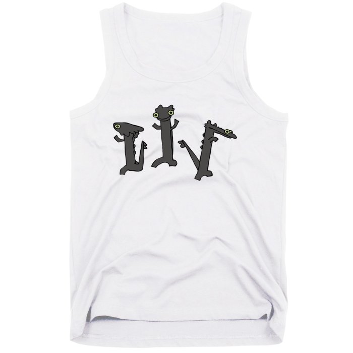 Dancing Dragon Meme Tank Top