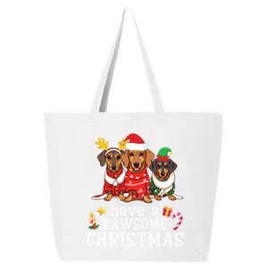 Dachshund Dogs Merry Mother Father Have A Pawsome Christmas Gift 25L Jumbo Tote