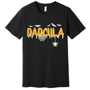 Dadcula Daddy Matching Family Halloween Costume Dad Premium T-Shirt