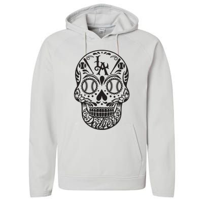 Dia De Muertos Sugar Performance Fleece Hoodie