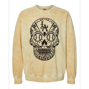 Dia De Muertos Sugar Colorblast Crewneck Sweatshirt