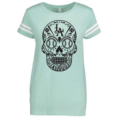 Dia De Muertos Sugar Enza Ladies Jersey Football T-Shirt