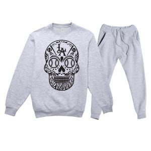 Dia De Muertos Sugar Premium Crewneck Sweatsuit Set