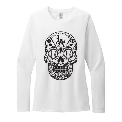 Dia De Muertos Sugar Womens CVC Long Sleeve Shirt