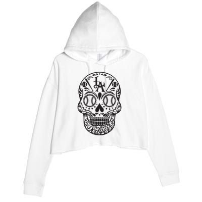 Dia De Muertos Sugar Crop Fleece Hoodie