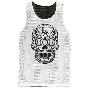 Dia De Muertos Sugar Mesh Reversible Basketball Jersey Tank