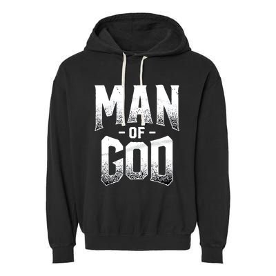 Demario Davis Man Of God Wht Garment-Dyed Fleece Hoodie