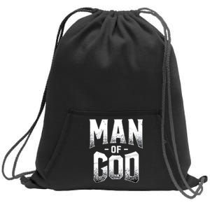 Demario Davis Man Of God Wht Sweatshirt Cinch Pack Bag