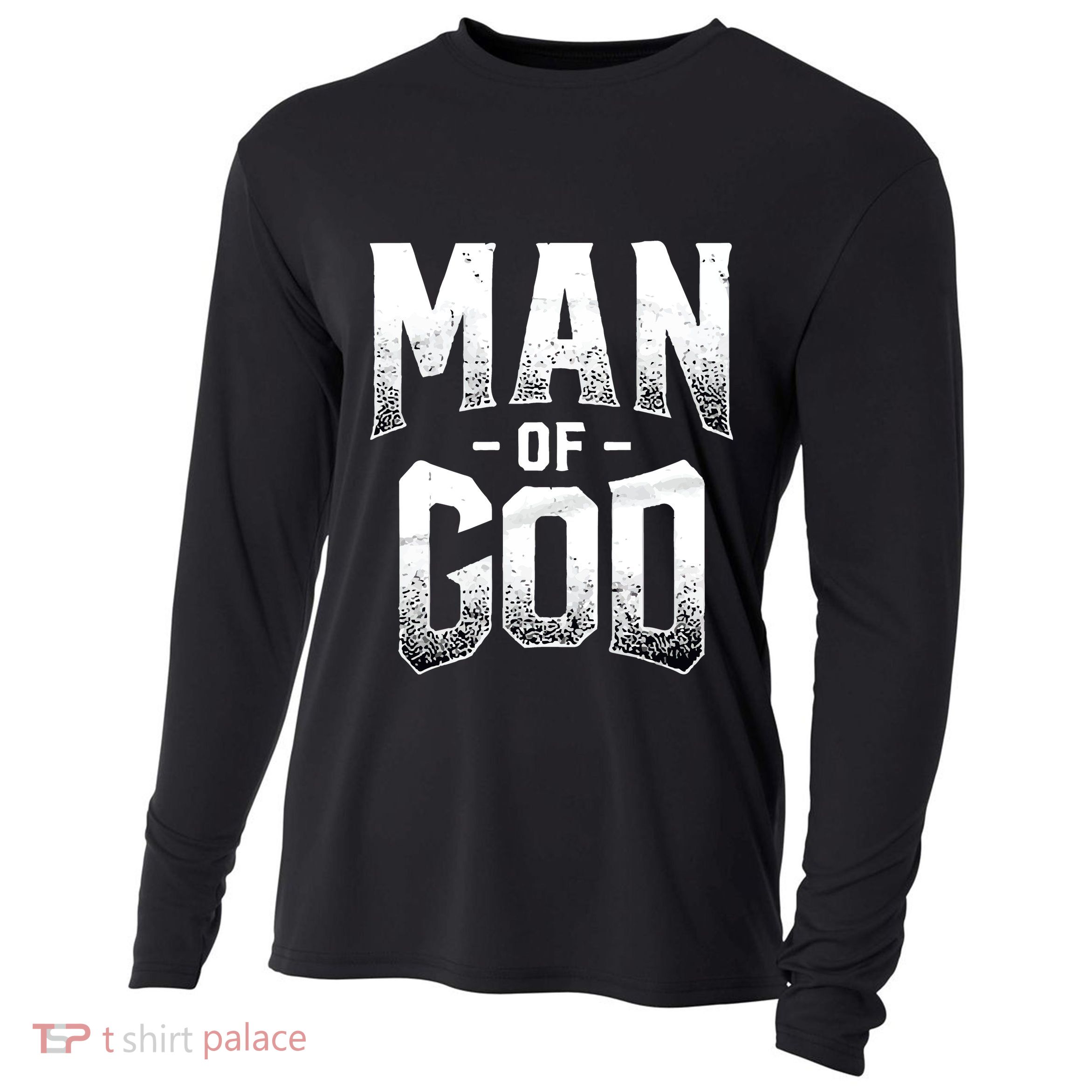 Demario Davis Man Of God Wht Cooling Performance Long Sleeve Crew