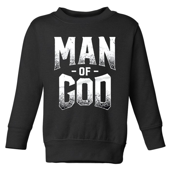 Demario Davis Man Of God Wht Toddler Sweatshirt