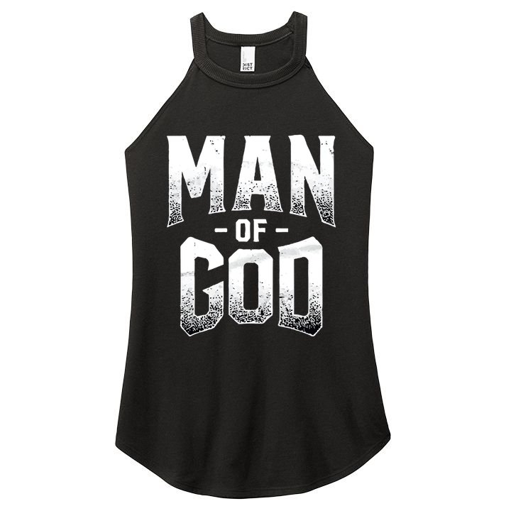 Demario Davis Man Of God Wht Women's Perfect Tri Rocker Tank
