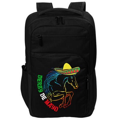 Derby De Mayo Gift Kentucky Horse Race Mexico Gift Impact Tech Backpack